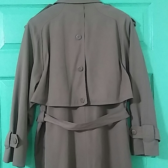 Clasic J. Gallery Trench Coat Size 10 Double Cover - Picture 8 of 10